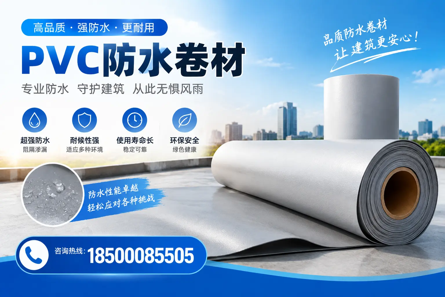 如何选择高质量的PVC防水卷材？鄂州消费者必看指南